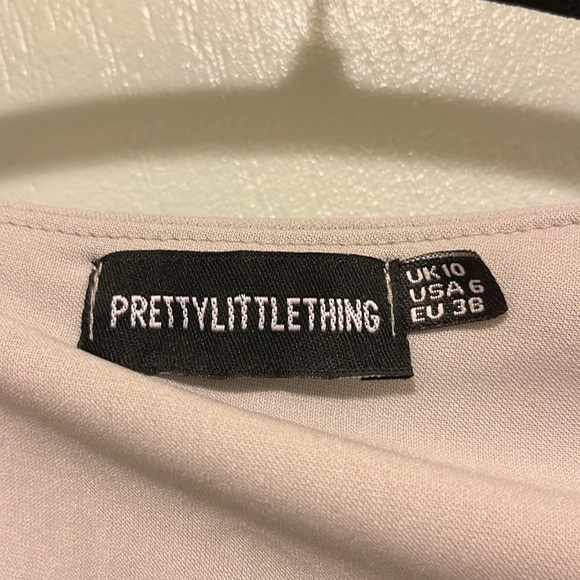 Pretty Little Thing One Shoulder Jumpsuit with Belt - Picture 5 of 5